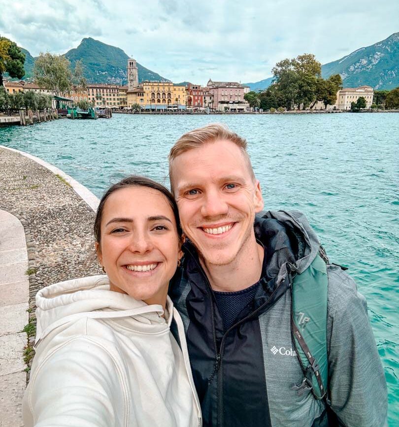 selfi in riva bei gardasee rundreise