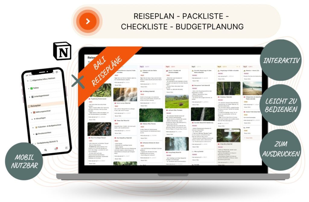 Bali Reiseplan Mockup 01