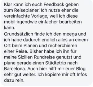 Reiseplaner Testimonial 6