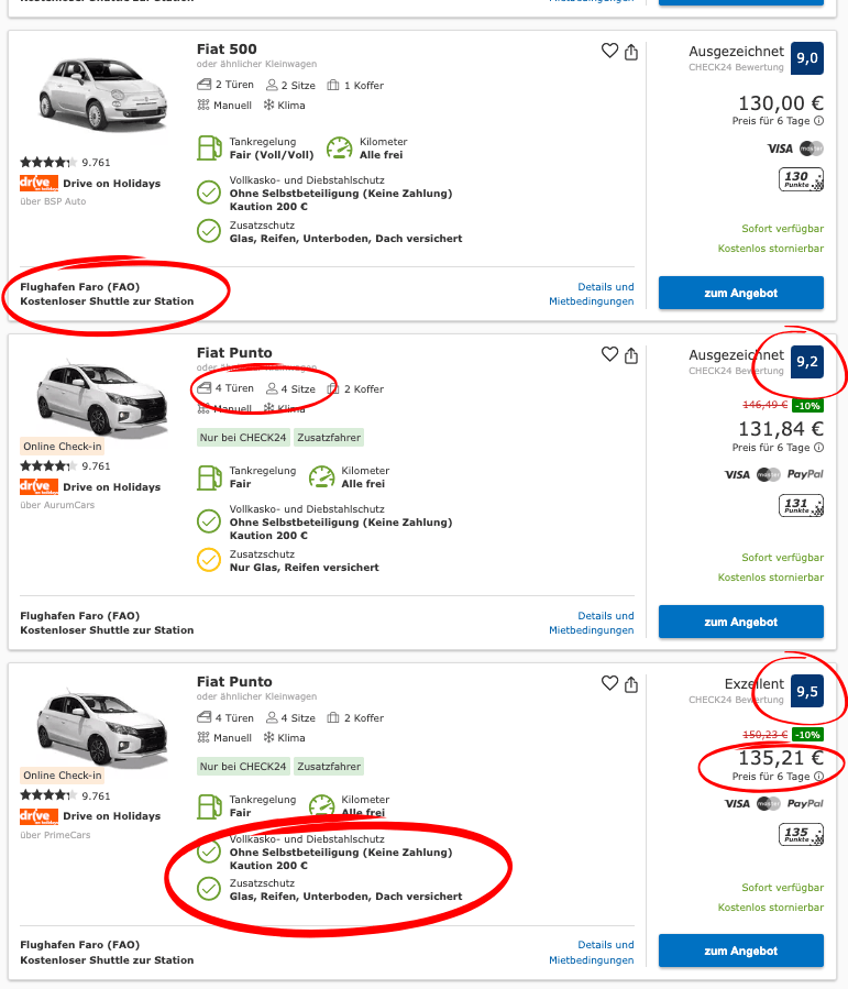 check24 vergleich mietwagen portugal faro