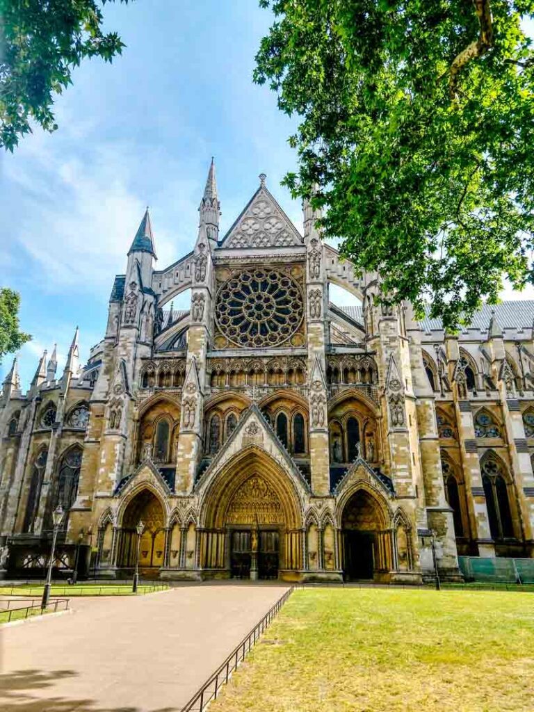 england london westminster abbey aussen von der seite