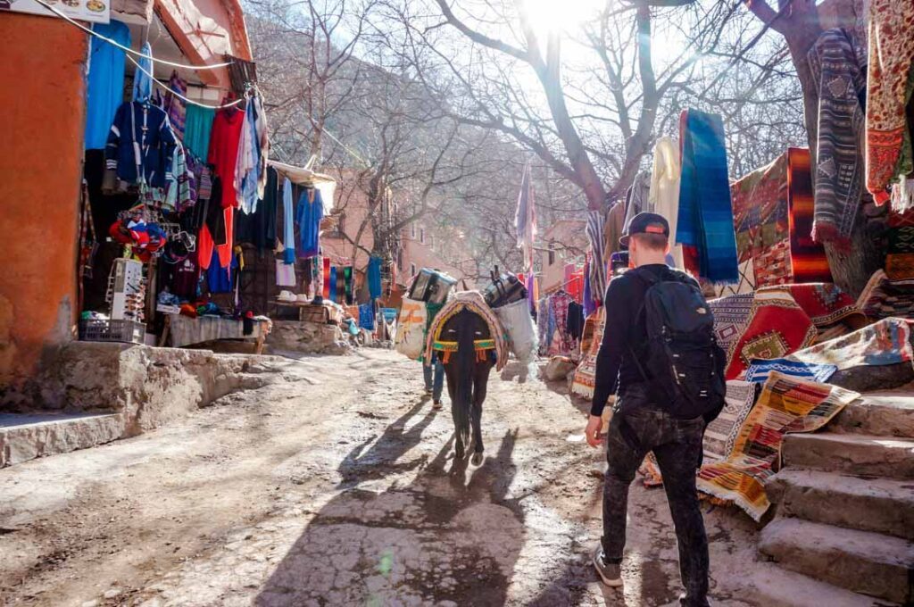 Marokko Atlas Gebirge Berberdorf