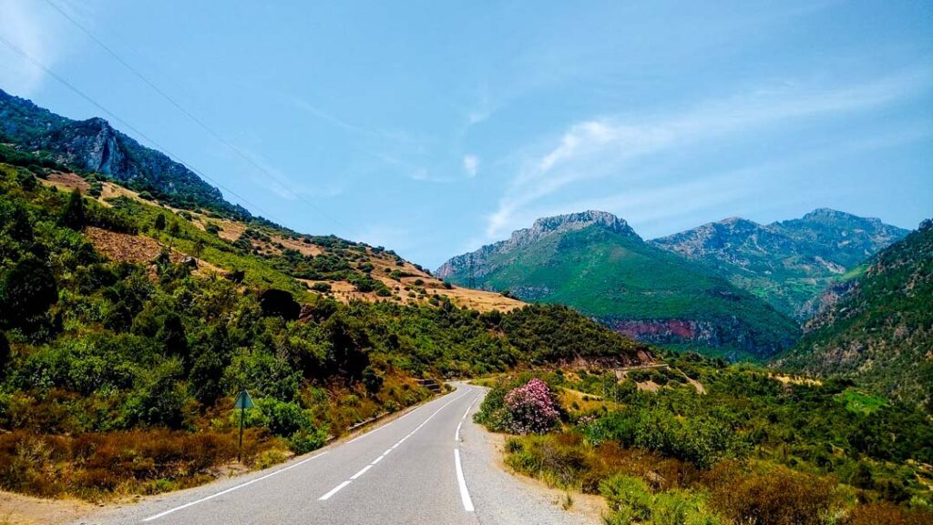 Marokko Rif Gebirge Strasse