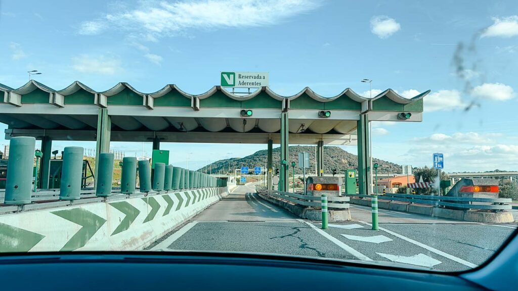 mautstation in portugal