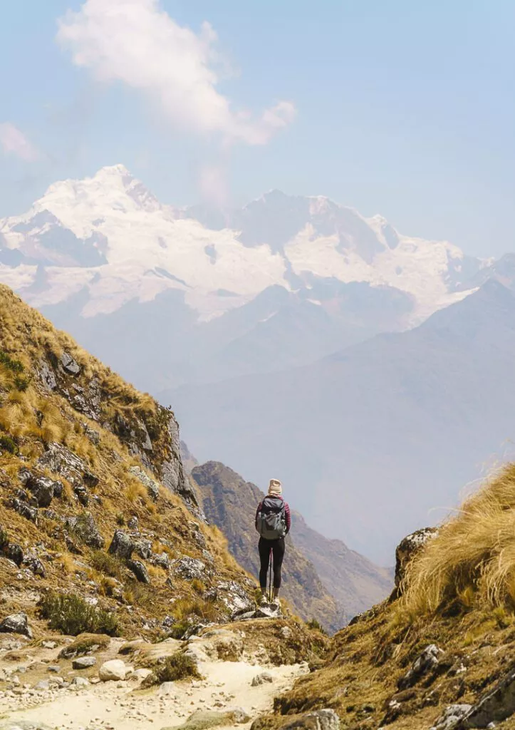 salkantay trek abstieg nach dem salkantay pass