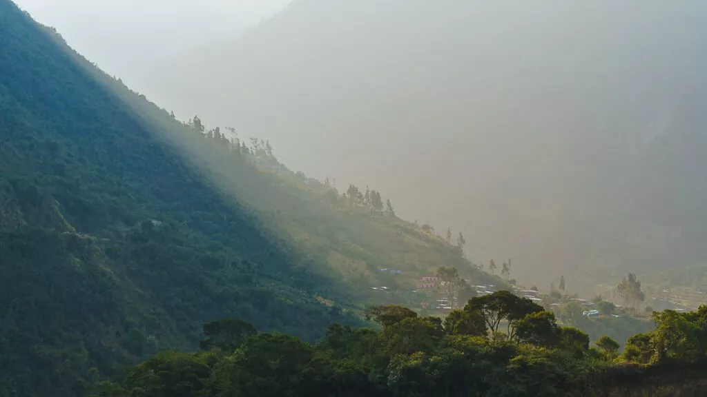 salkantay trek blick am morgen