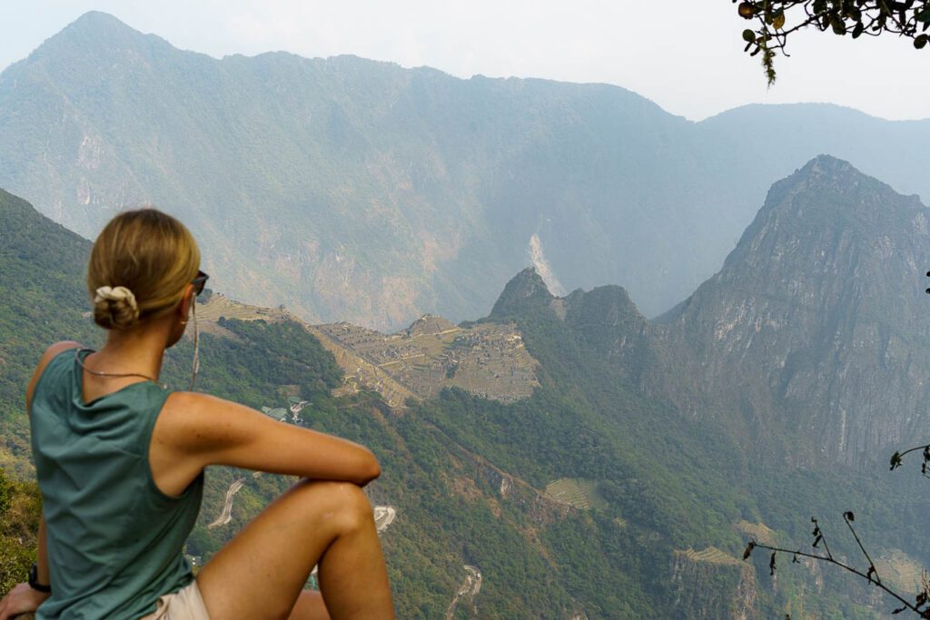 salkantay trek blick vom sungate