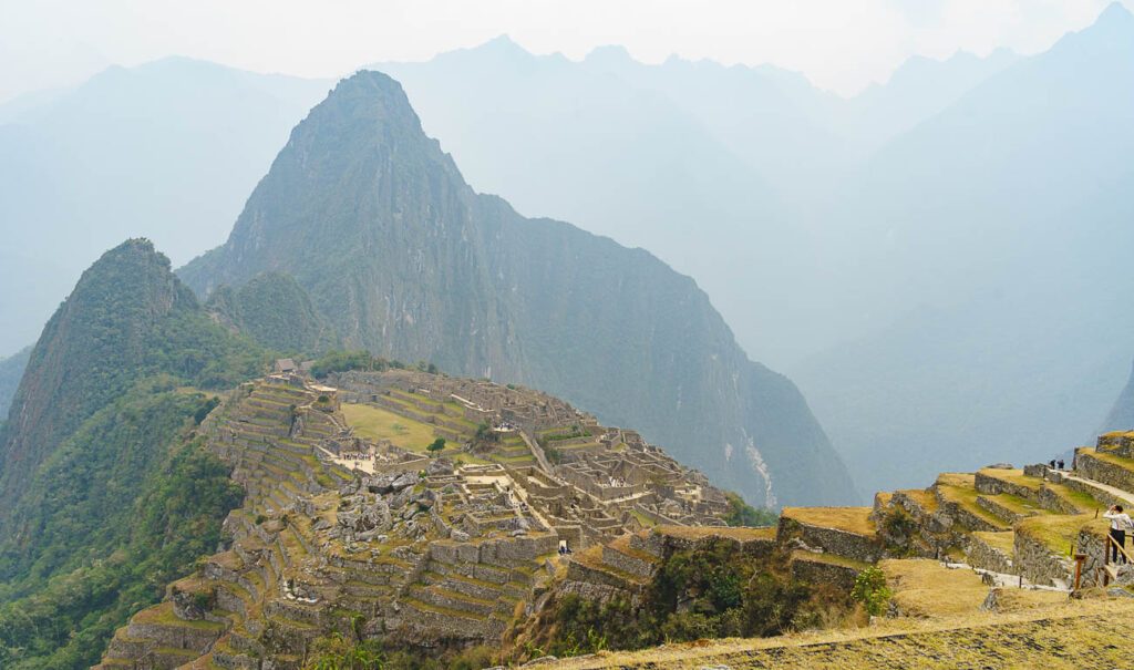 salkantay trek machu picchu aus der ferne