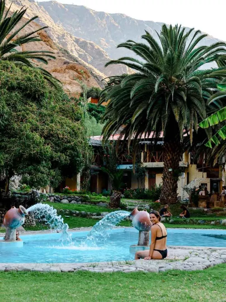schoene unterkunft in der oase im colca canyon