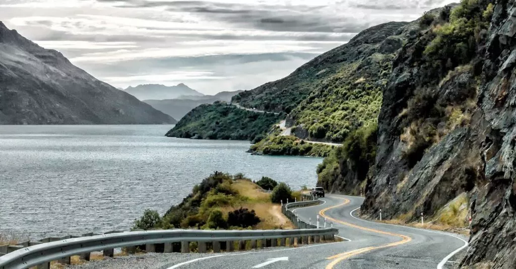 neuseeland queenstown strasse
