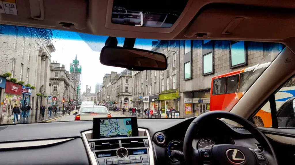 schottland mietwagen in der stadt