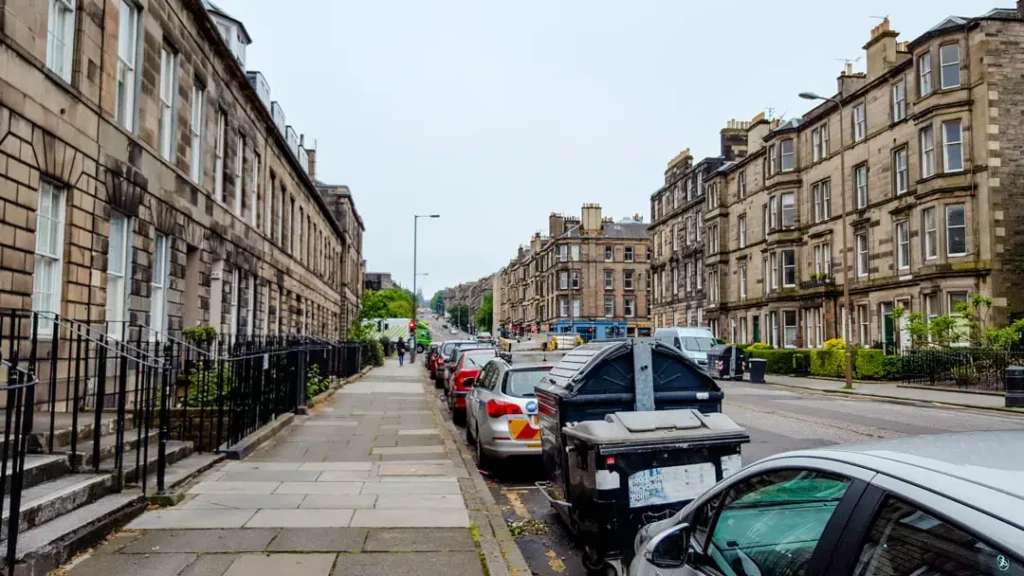 schottland strasse in der stadt