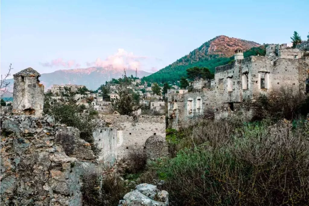 tuerkei fethiye kayakoey ruinen tuerkei fethiye kayakoey ruinen