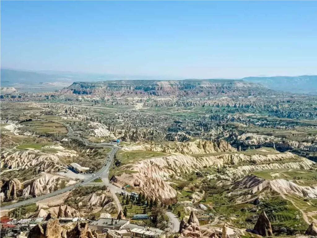 tuerkei kappadokien ausblick vom uchisar castle tuerkei kappadokien ausblick vom uchisar castle