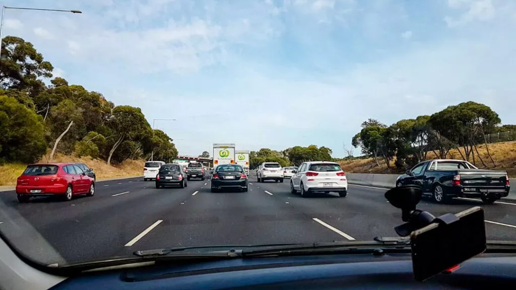 Australien Mietwagen Autobahn
