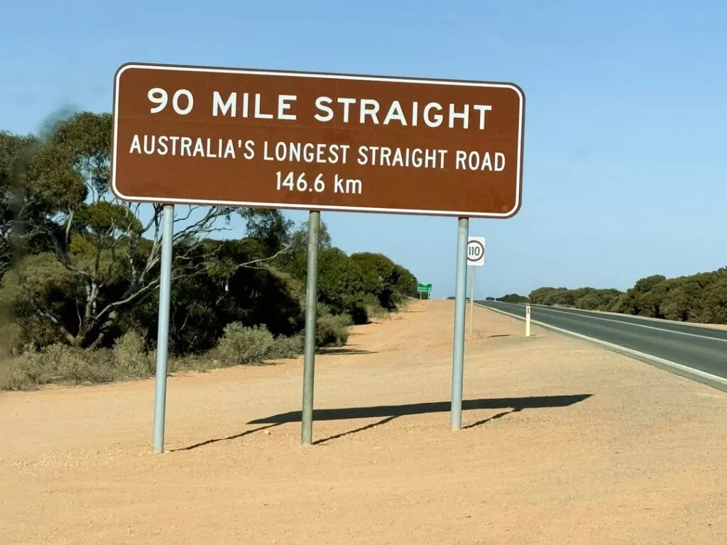 Australien Strassenschild