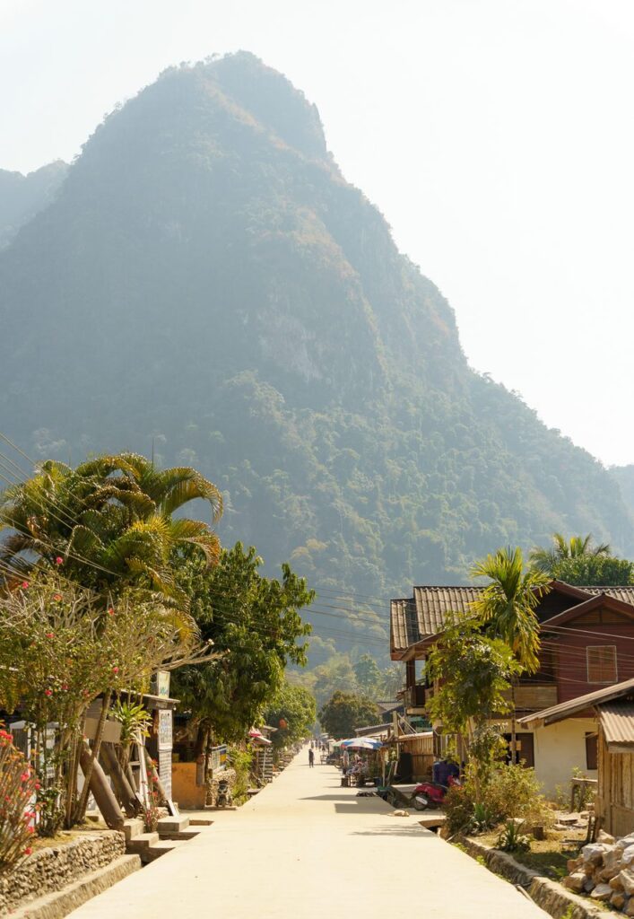 laos nong khiaw dorf muang noi