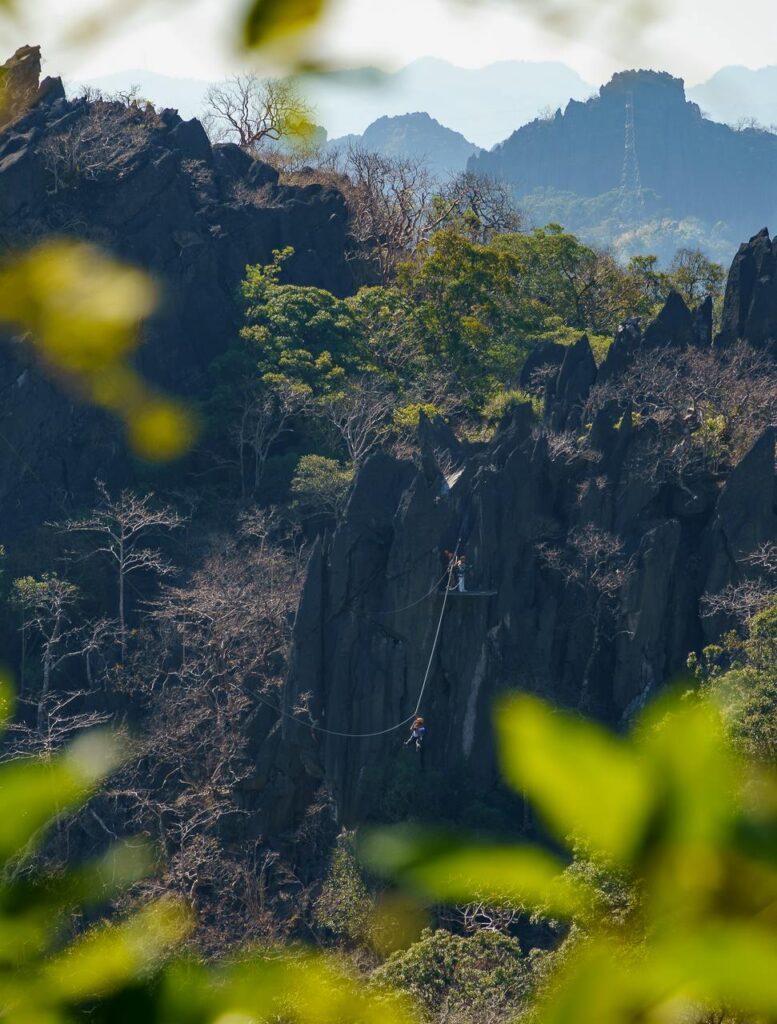 laos the rock zipline