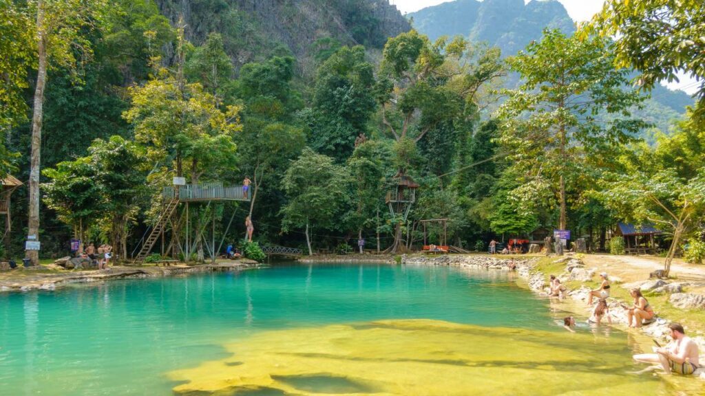 laos vang vieng blue lagoon 2