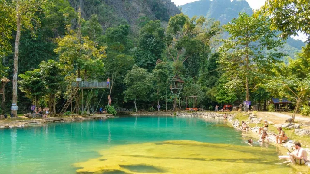 laos vang vieng blue lagoon 2 Laos Vang Vieng Blue Lagoon 2