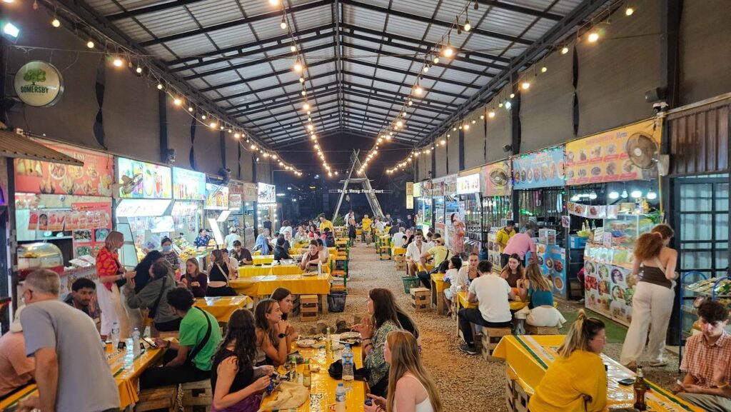 laos vang vieng nachtmarkt