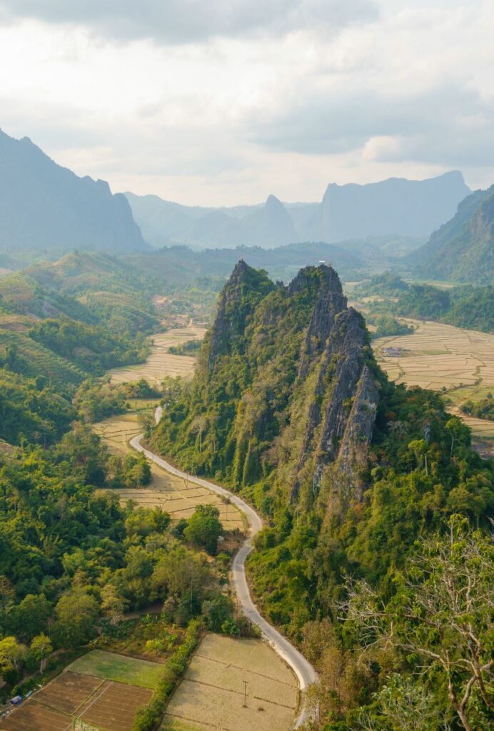 laos vang vieng nam xay aussichtspunkt