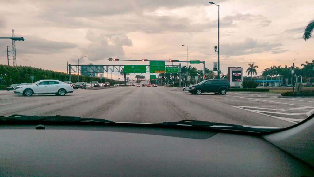 usa florida landstrasse