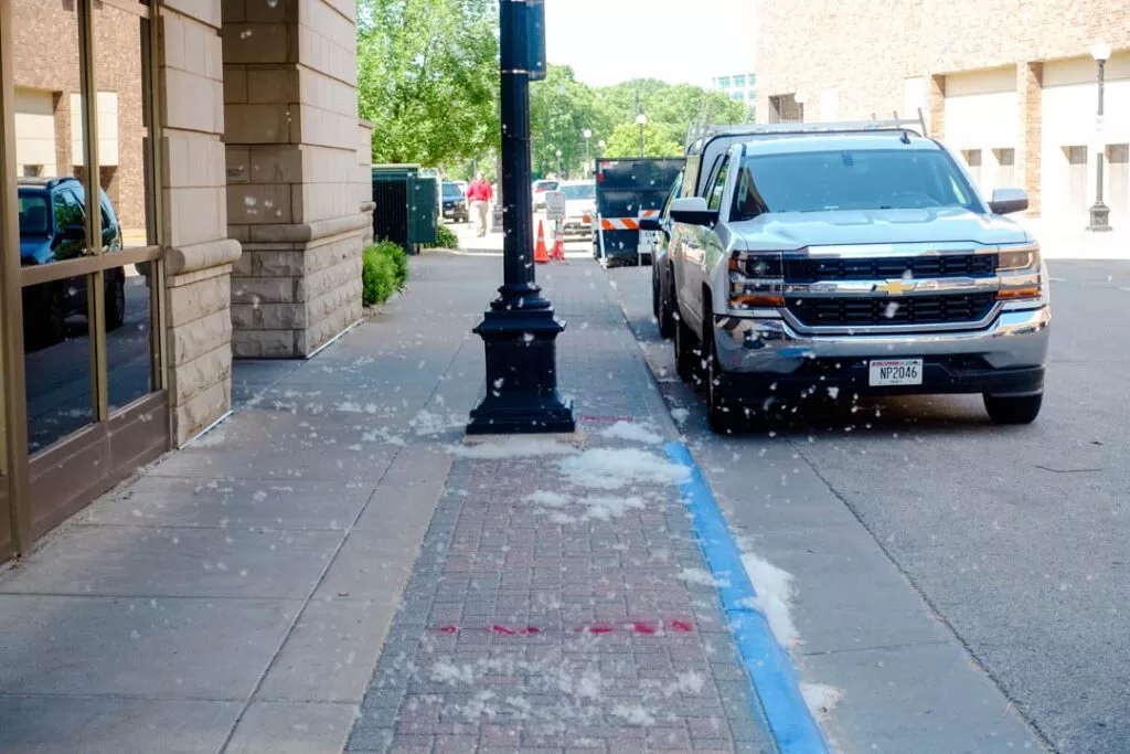 usa parkmarkierungen