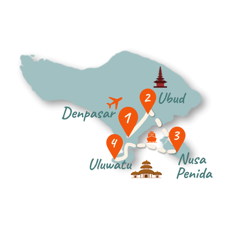 Bali Laenderkarte 10 Tage neu 01