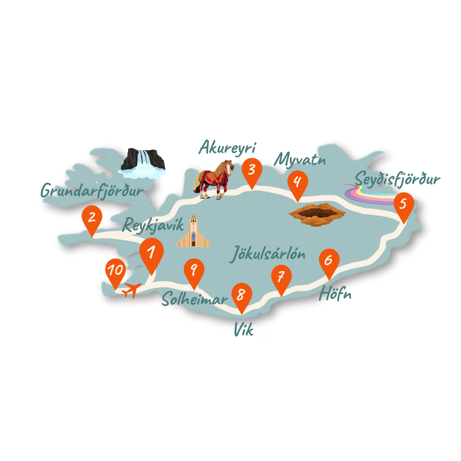 Island Route 2 Wochen Karte 01