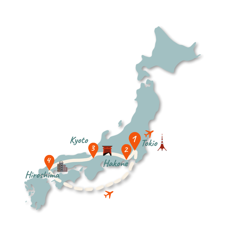 Japan Route 10 Tage Karte 01