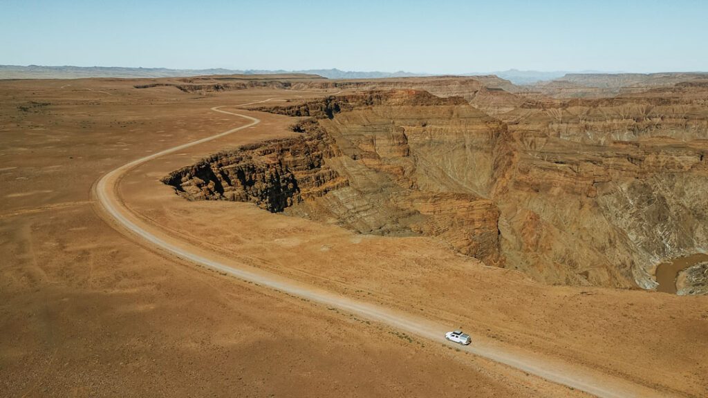 Canyon Rim Road Beim Fish River Canyon Namibia