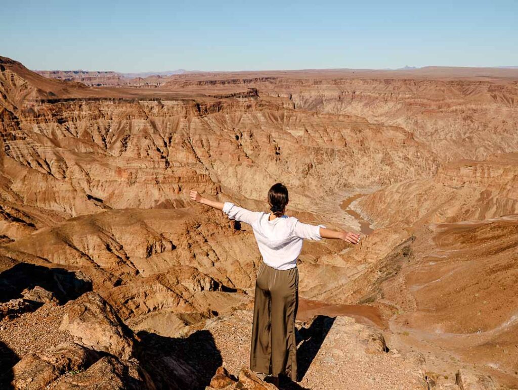 Fish River Canyon Hikers Viewpoint Namibia