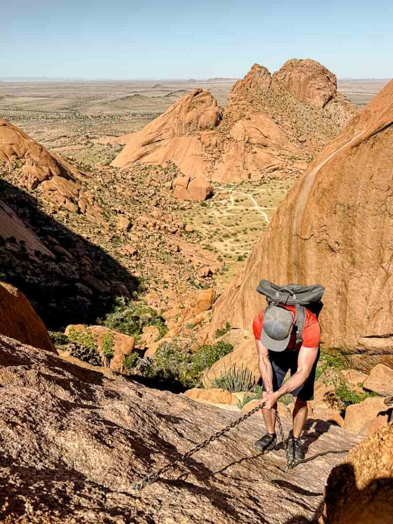 Geführte Wanderung auf die Große Spitzkoppe, Namibia