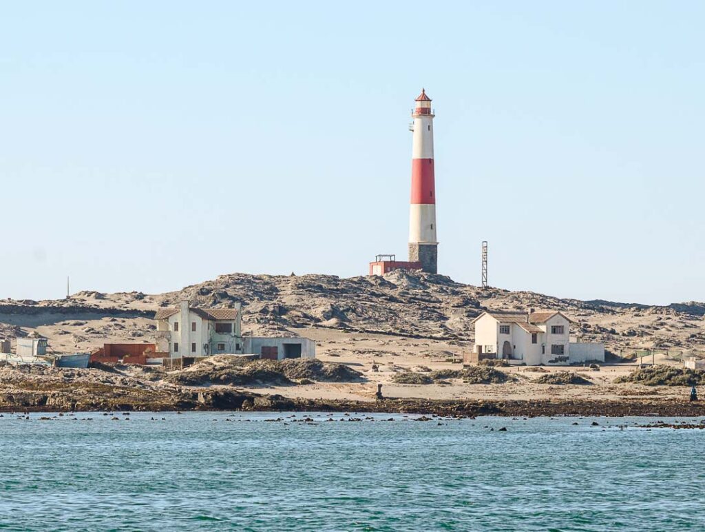 Leuchtturm Beim Dias Point In Luederitz