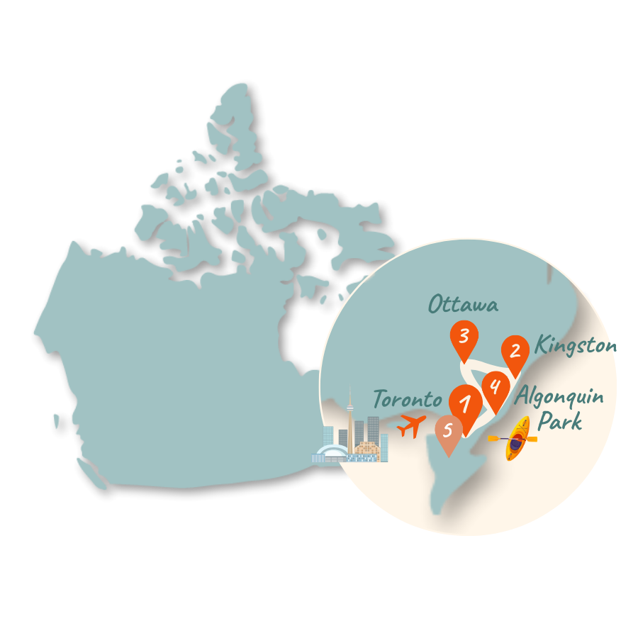 ostkanada route 10 tage karte 01