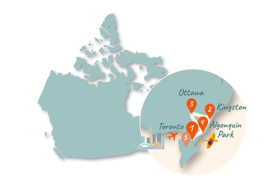 Ostkanada_Route_10-Tage_Karte_02