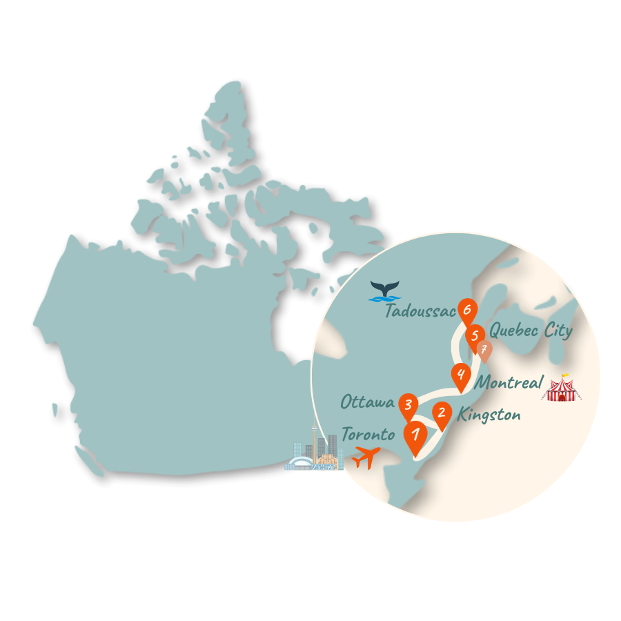 ostkanada route 2 wochen karte 01