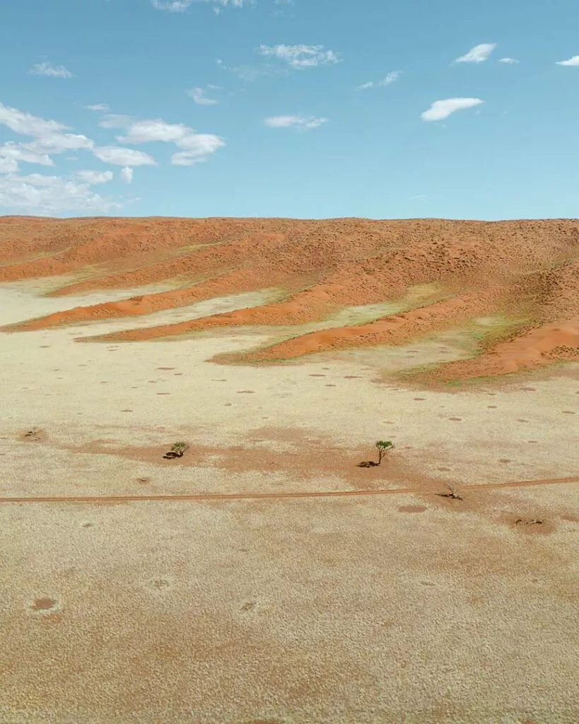 rand der namib wueste in namibia