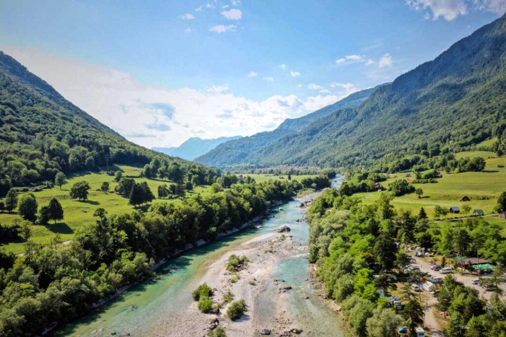 Slowenien Aussicht in Tolmin
