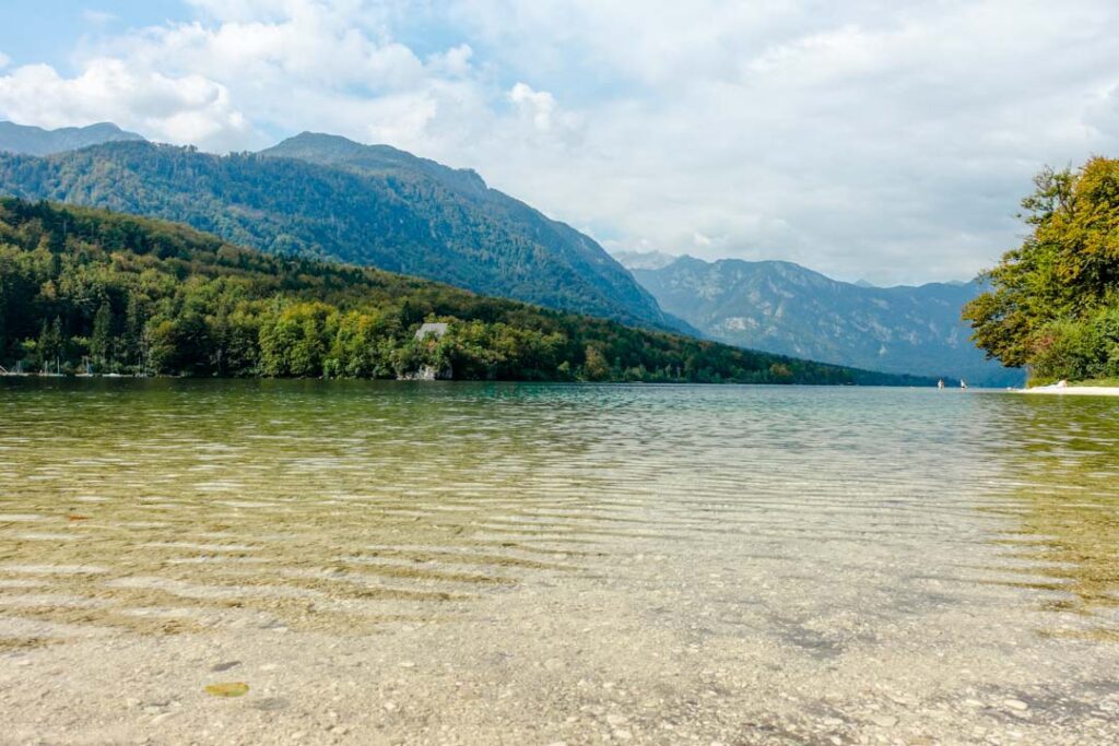 Slowenien Wocheiner See Bohinj See