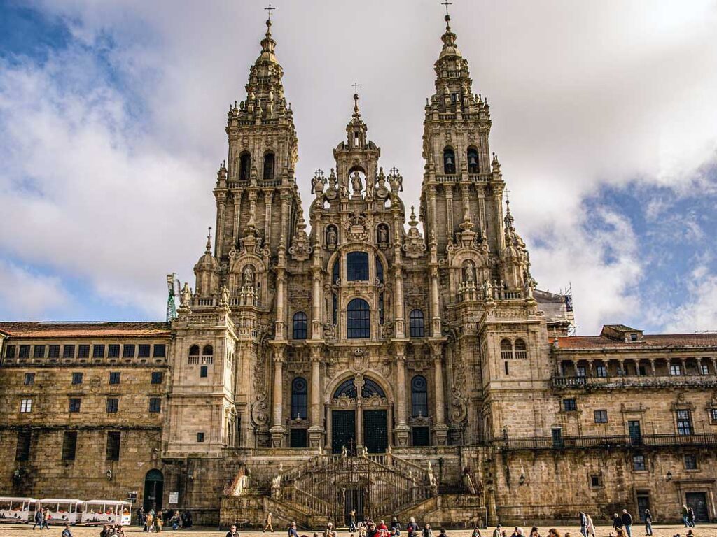 spanien kathedrale santiago de compostela