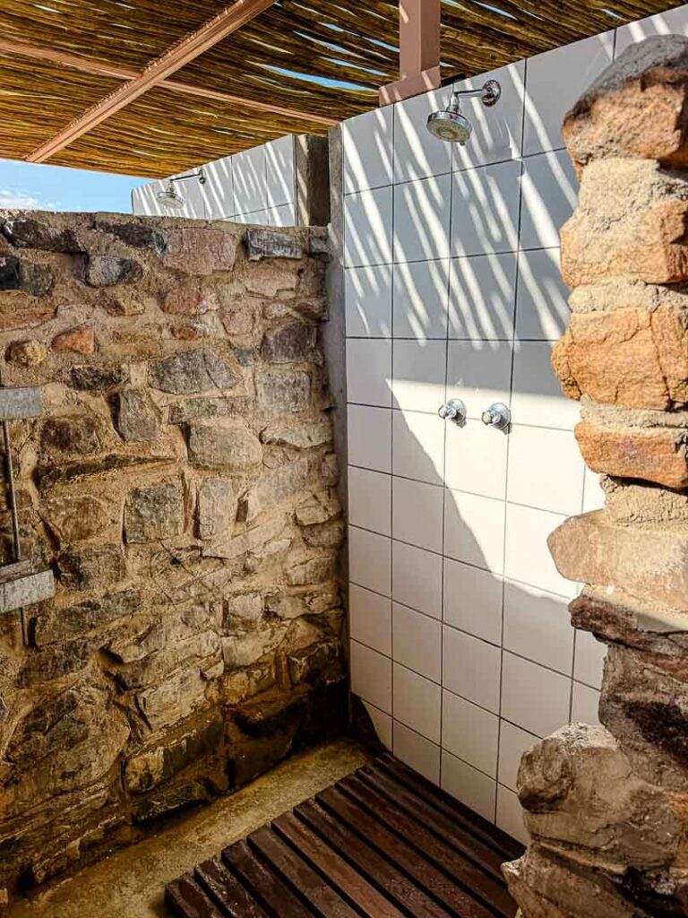 spitzkoppe campingplatz dusche