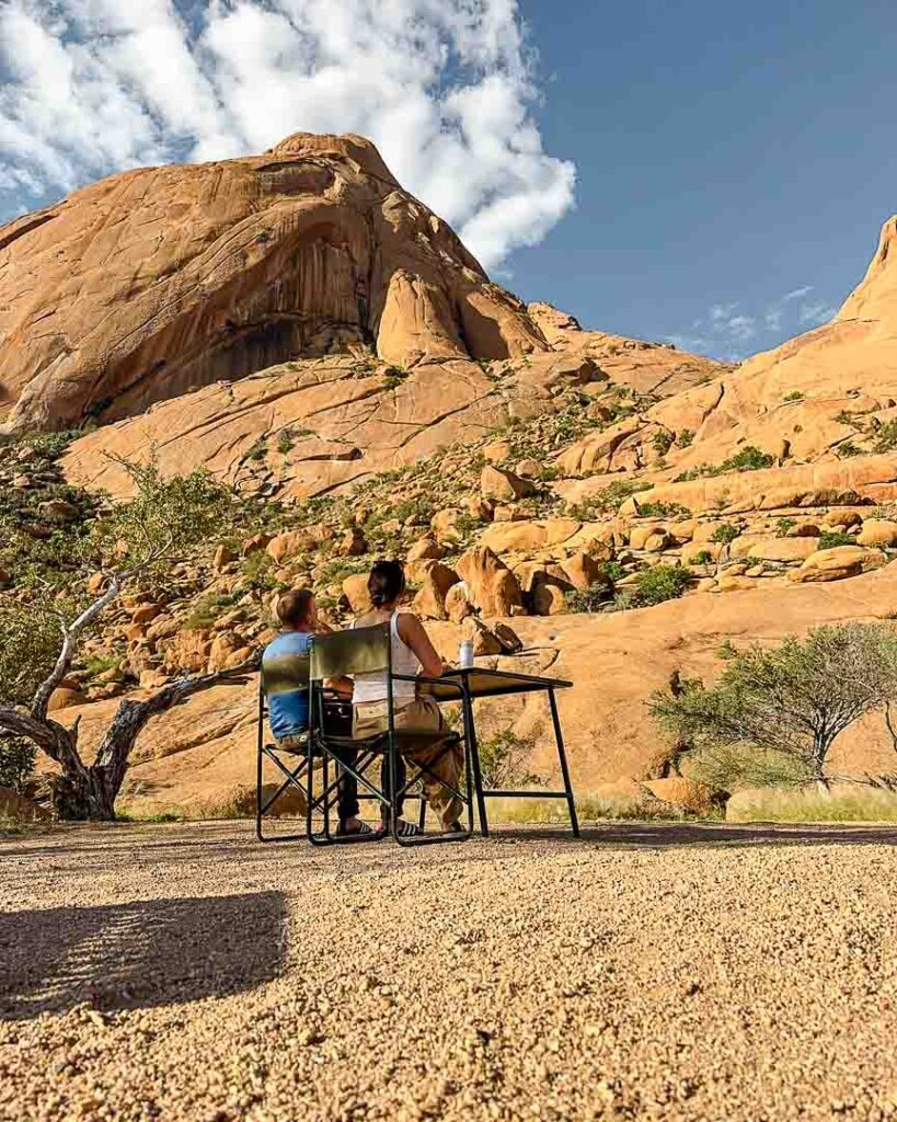 Spitzkoppe Restcamp, einer der schönsten Campingplätze bei Namibia Rundreise