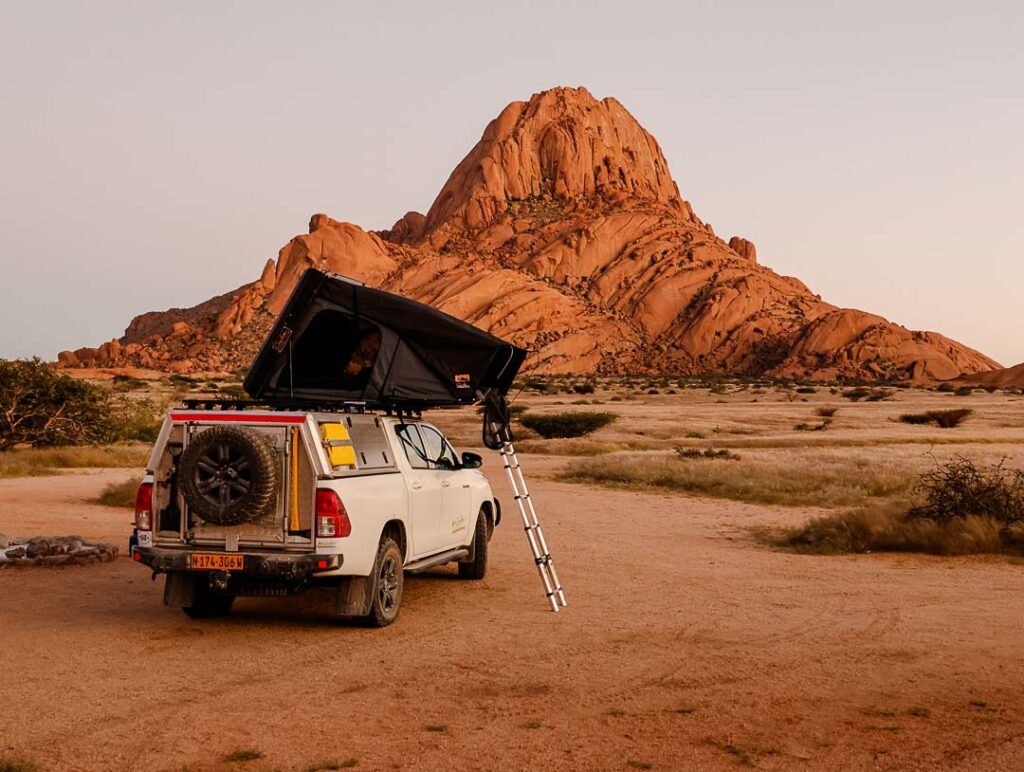 stellplatz nr 4 beim spitzkoppe campingplatz