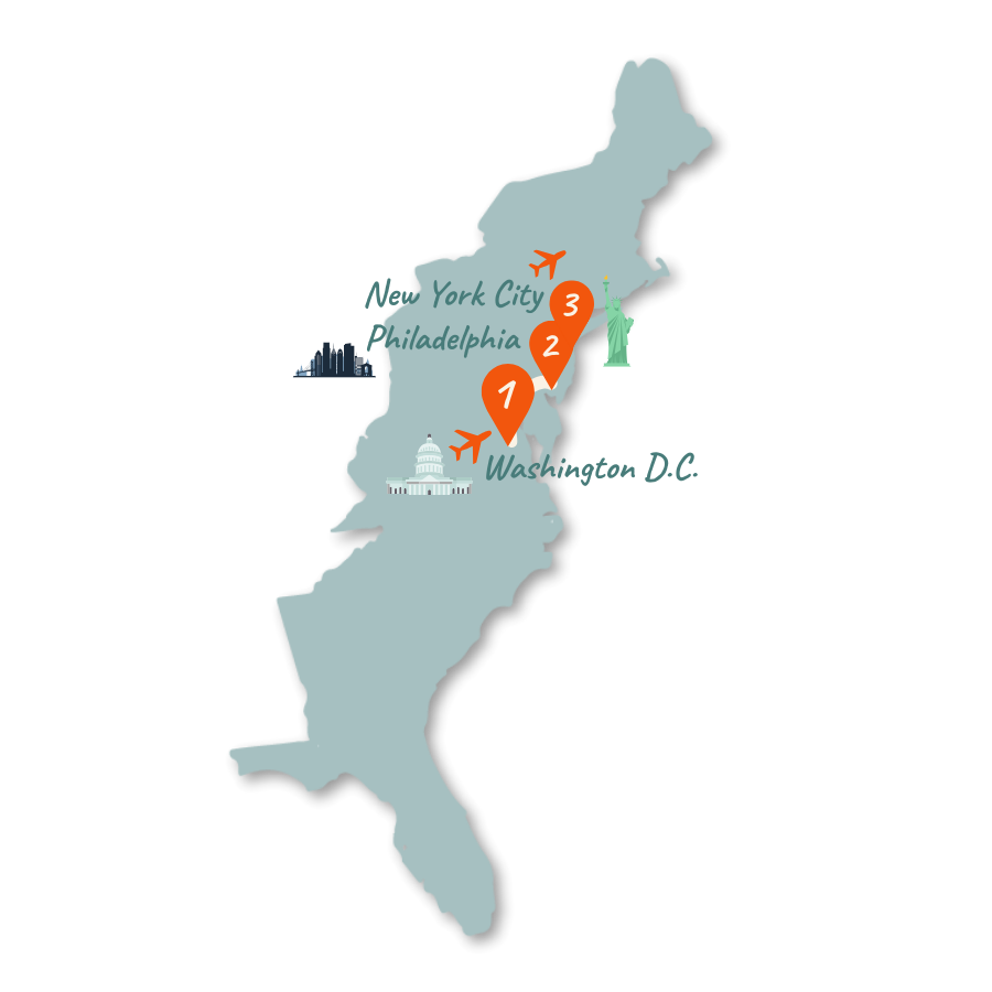 usa ostkueste route 10 tage karte 01