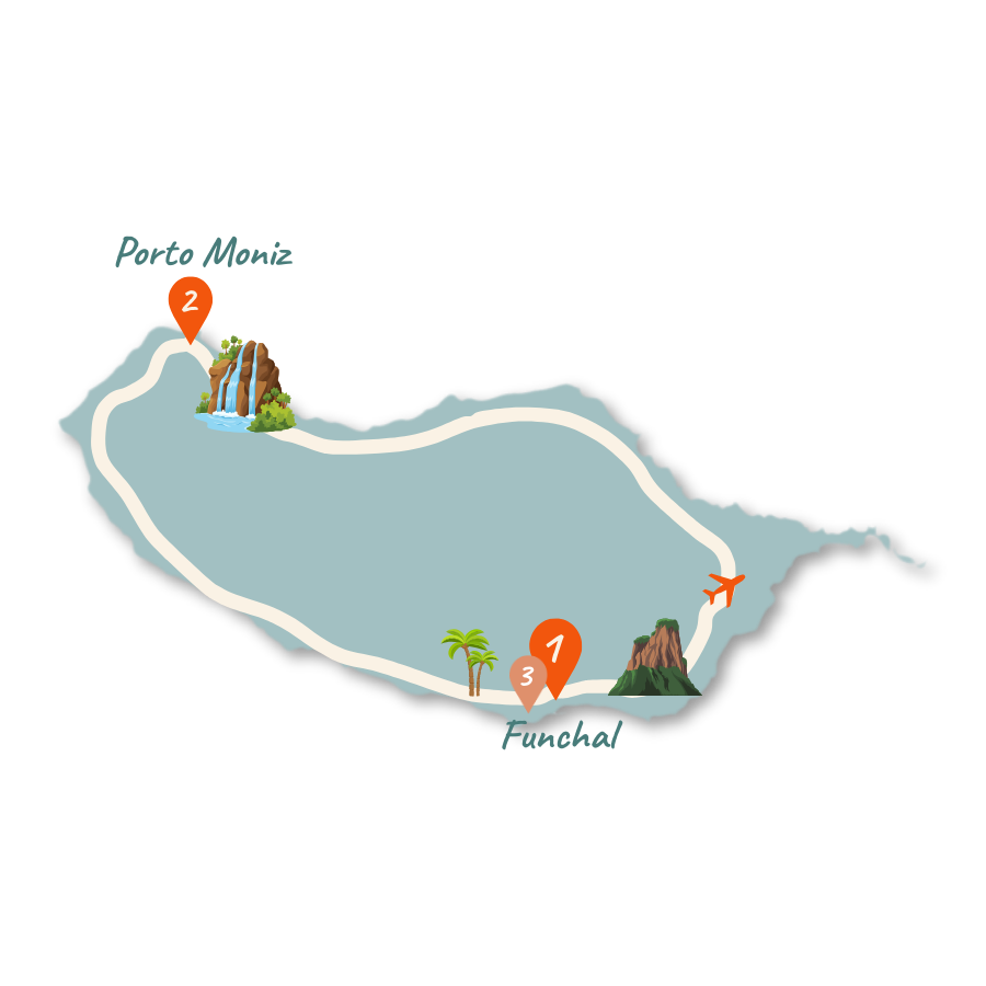 Madeira Route 10 Tage Karte 01