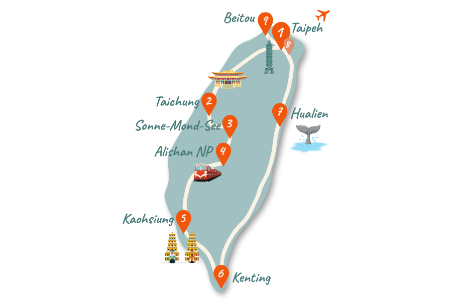 Taiwan_Route_3-Wochen_Karte_02