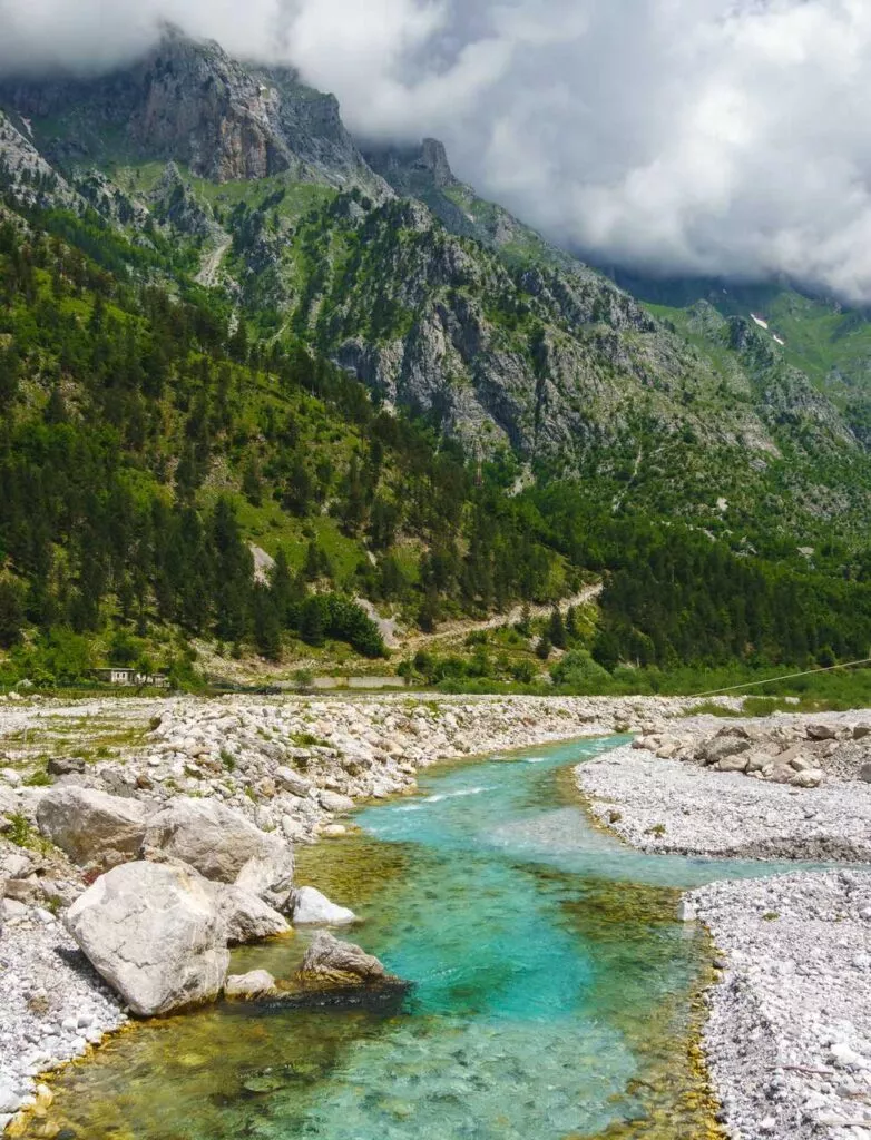 albanien blick in theth Albanien Blick In Theth
