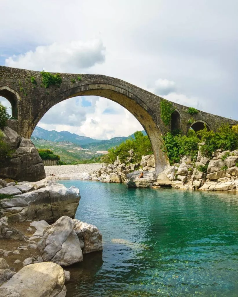 Albanien Bruecke Bei Shkoder